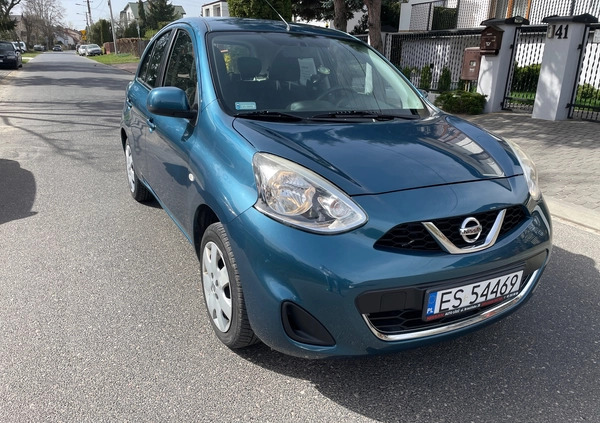 Nissan Micra cena 32500 przebieg: 38500, rok produkcji 2017 z Skierniewice małe 497